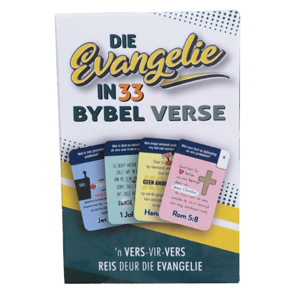 Die Evangelie In 33 Bybel Verse Kaartjies (Boksstel)