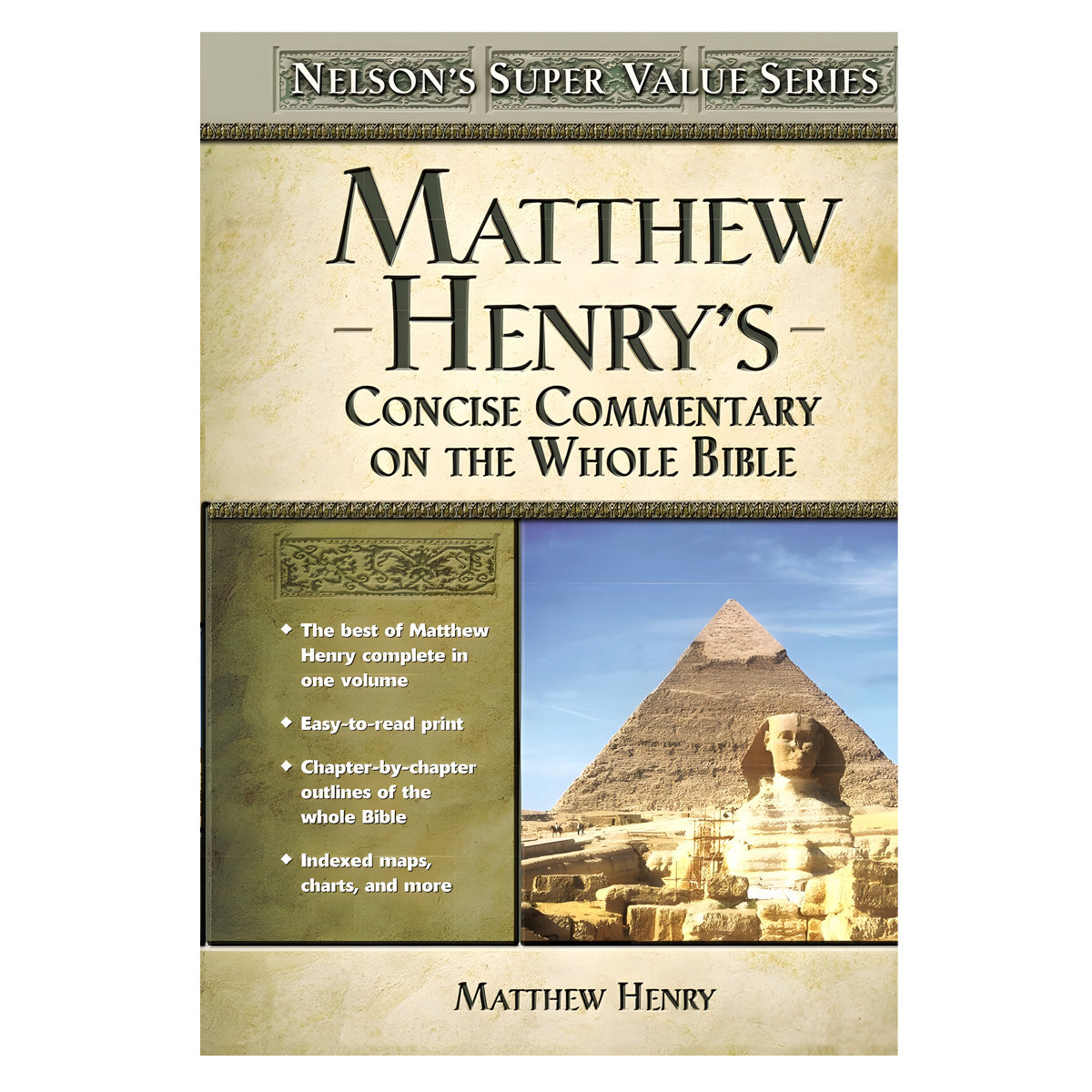 Super Value Matthew Henry's Concise Commentary on the Whole Bible (Hardcover)
