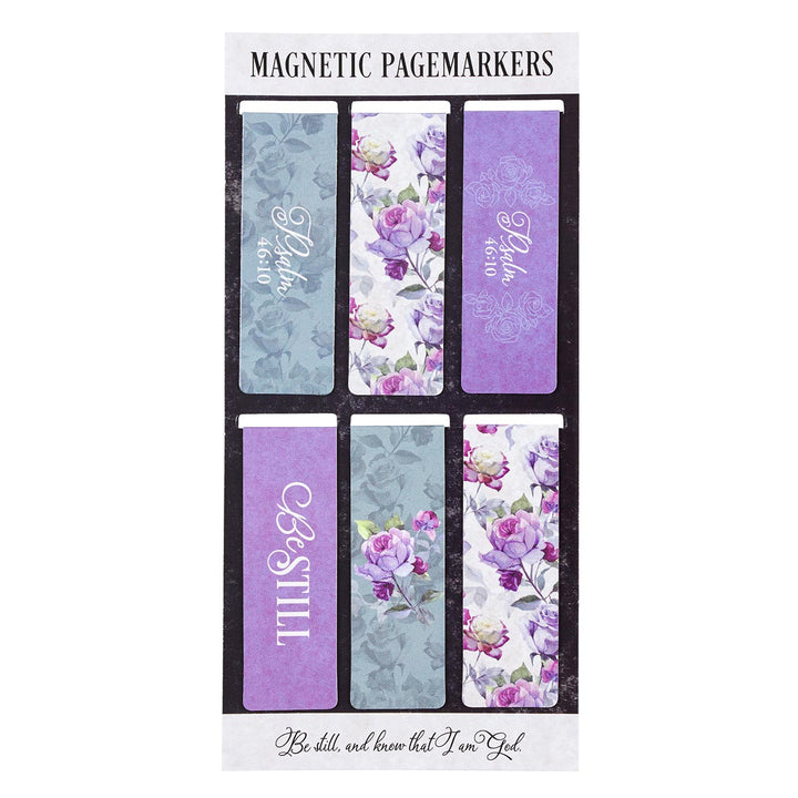 Be Still And Know That I Am God Magnetic Bookmarks Set Of 6 - Psalm 46:10