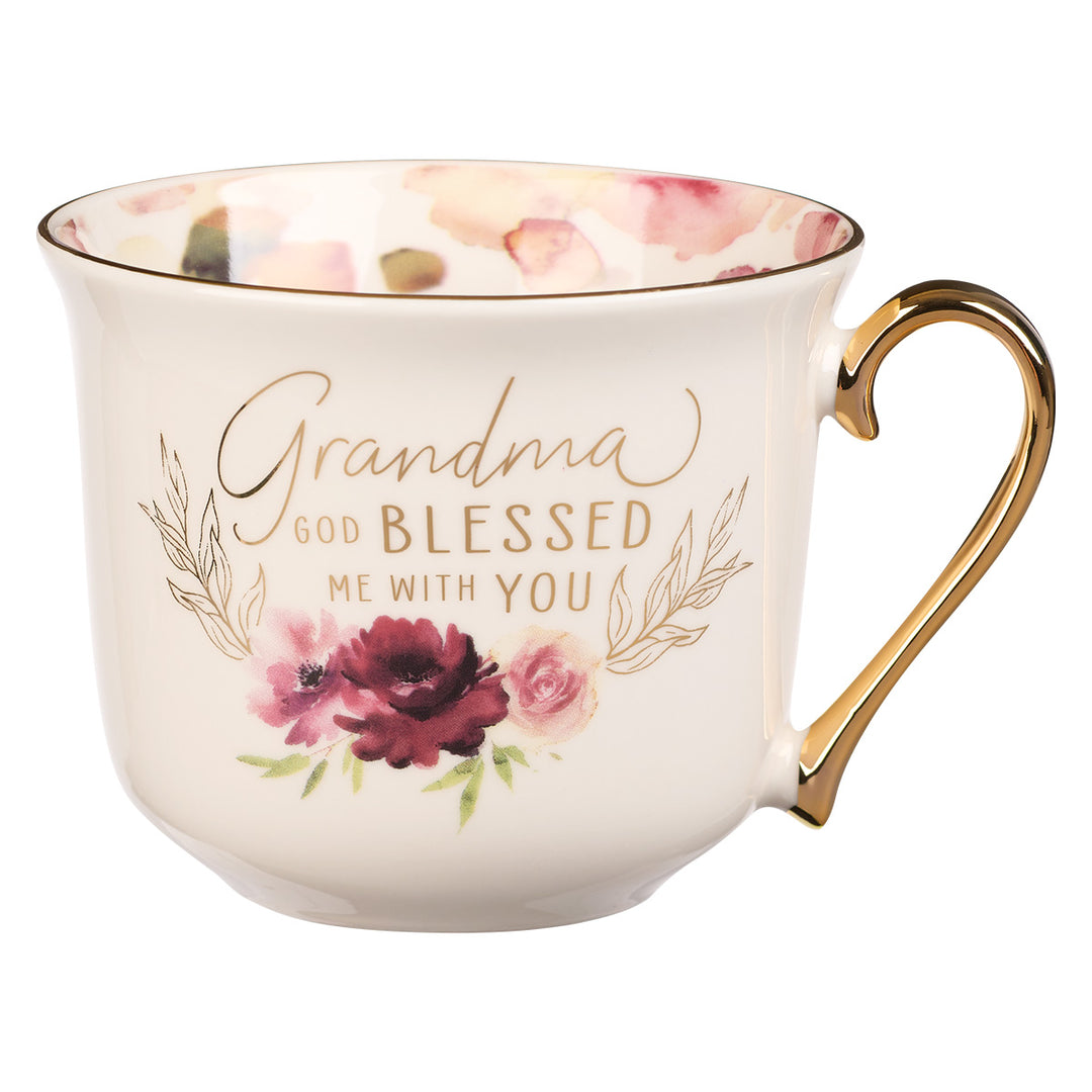 Grandma, God Blessed Me With You Ceramic Mug