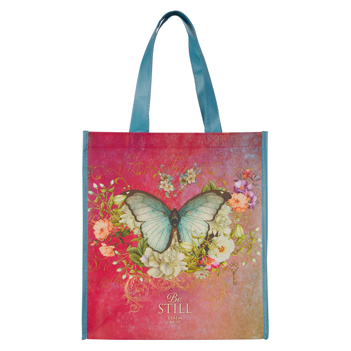 Be Still Non-Woven Tote Bag - Psalms 46:10