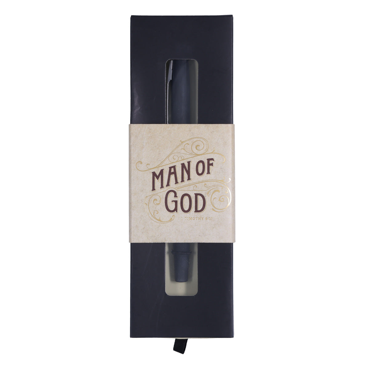 Man of God Black Pen in Gift Box