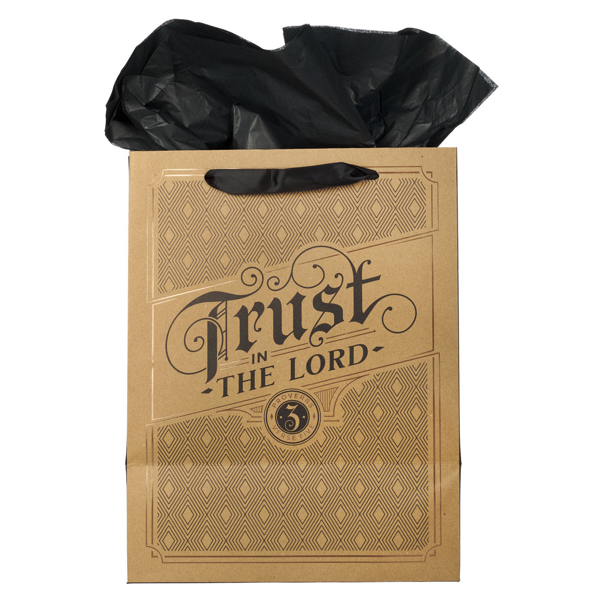 Trust in the Lord Large Portrait Gift Bag with Gift Tag