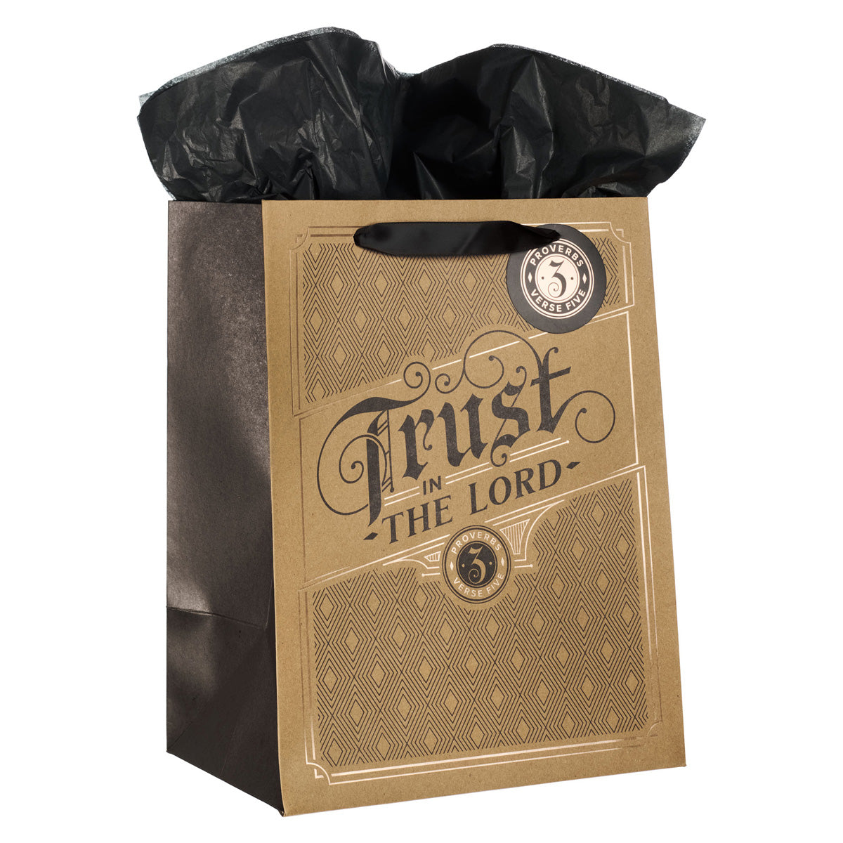 Trust in the Lord Large Portrait Gift Bag with Gift Tag