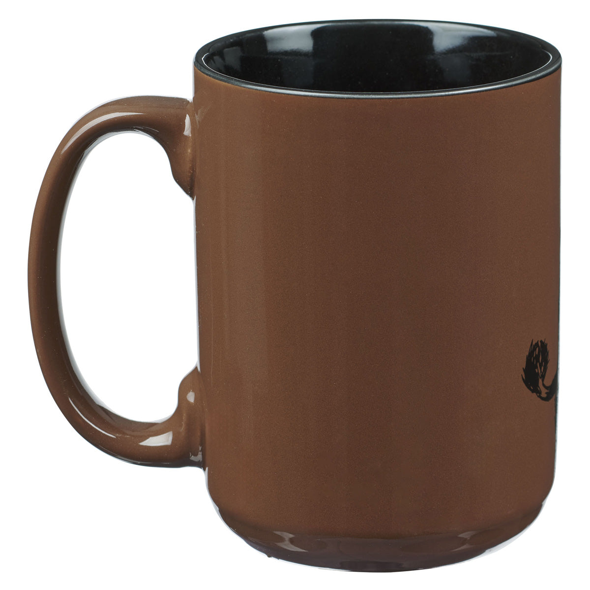 The Lord Is My Strength and My Defense; He Has Become My Salvation Brown Ceramic Mug