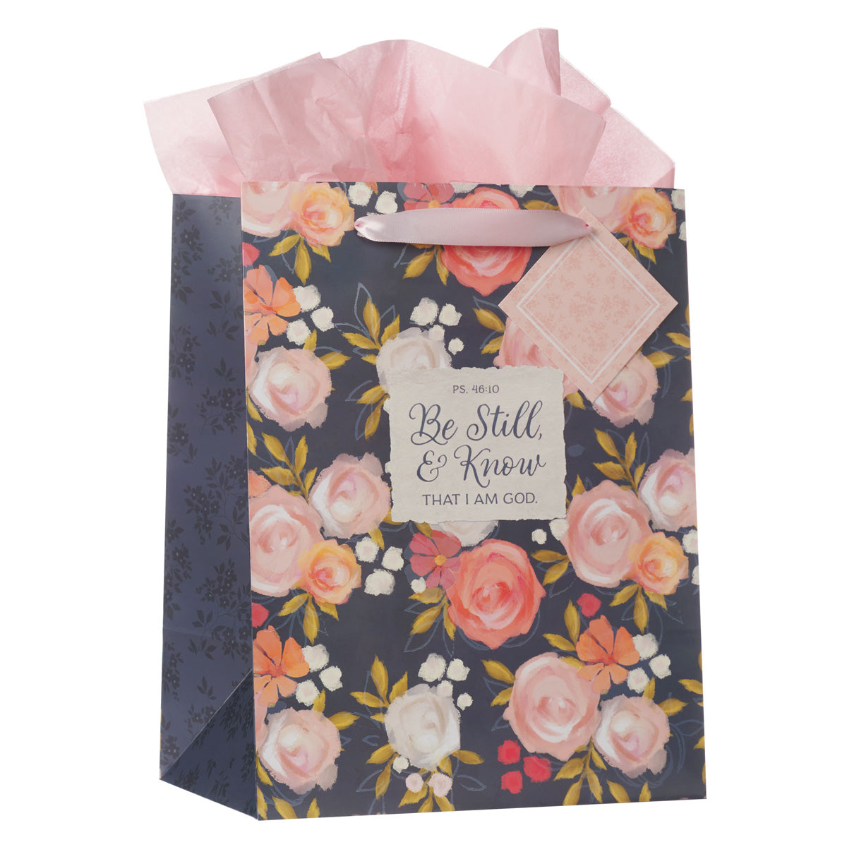 Be Still and Know That I Am God Portrait Gift Bag with Gift Tag