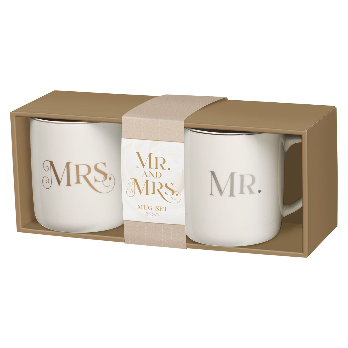 Mr. & Mrs. Two-Piece Ceramic Mug Set