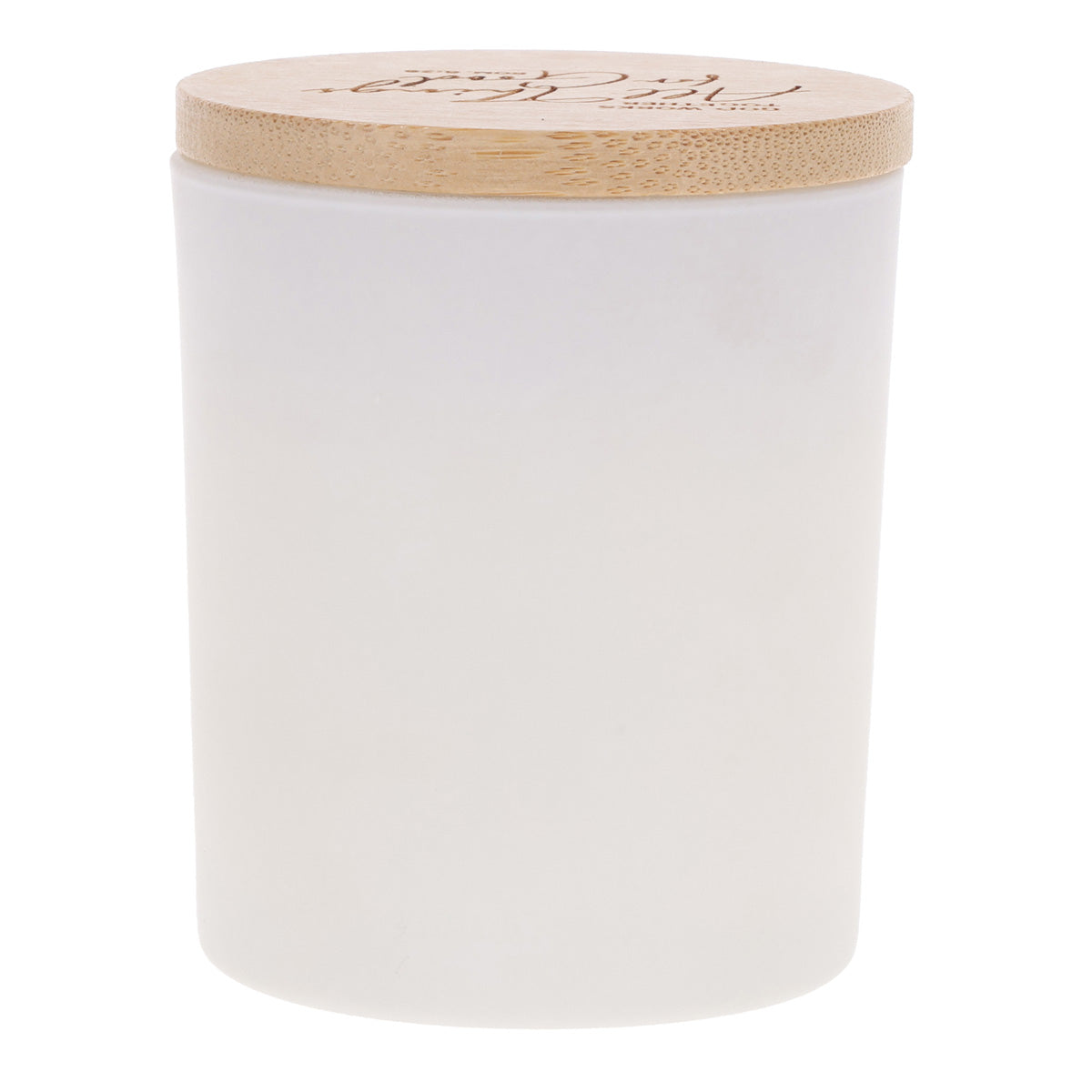 God Works Together All Things for Good Calming Breeze Scented Candle with Bamboo Lid