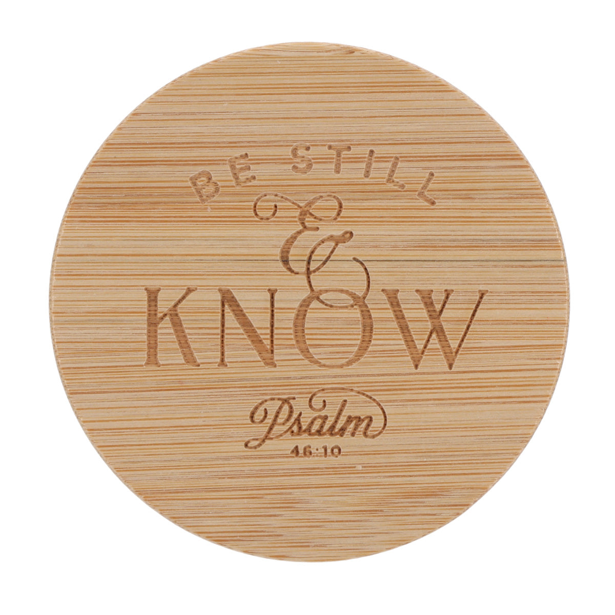 Be Still and Know Nordic Seaside Scented Candle with Bamboo Lid