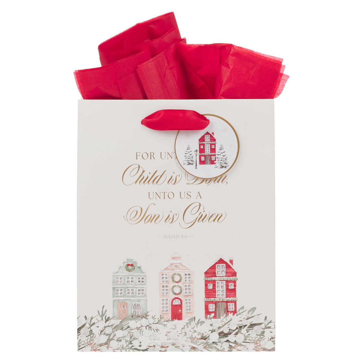 Home for Christmas Three-Piece Gift Bag Set