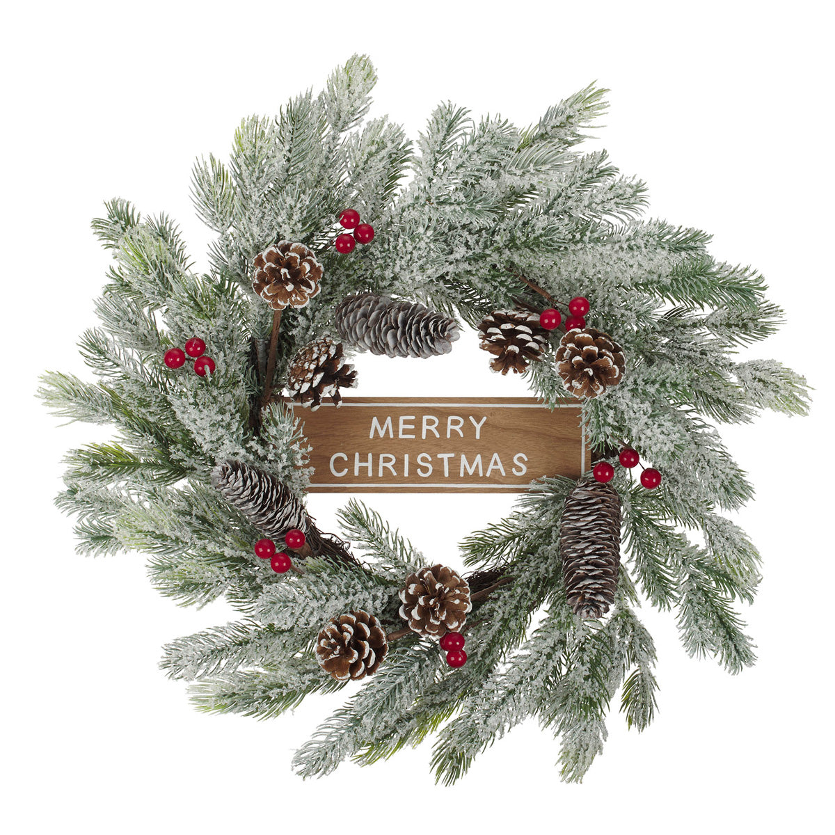Merry Christmas Decorated Wreath