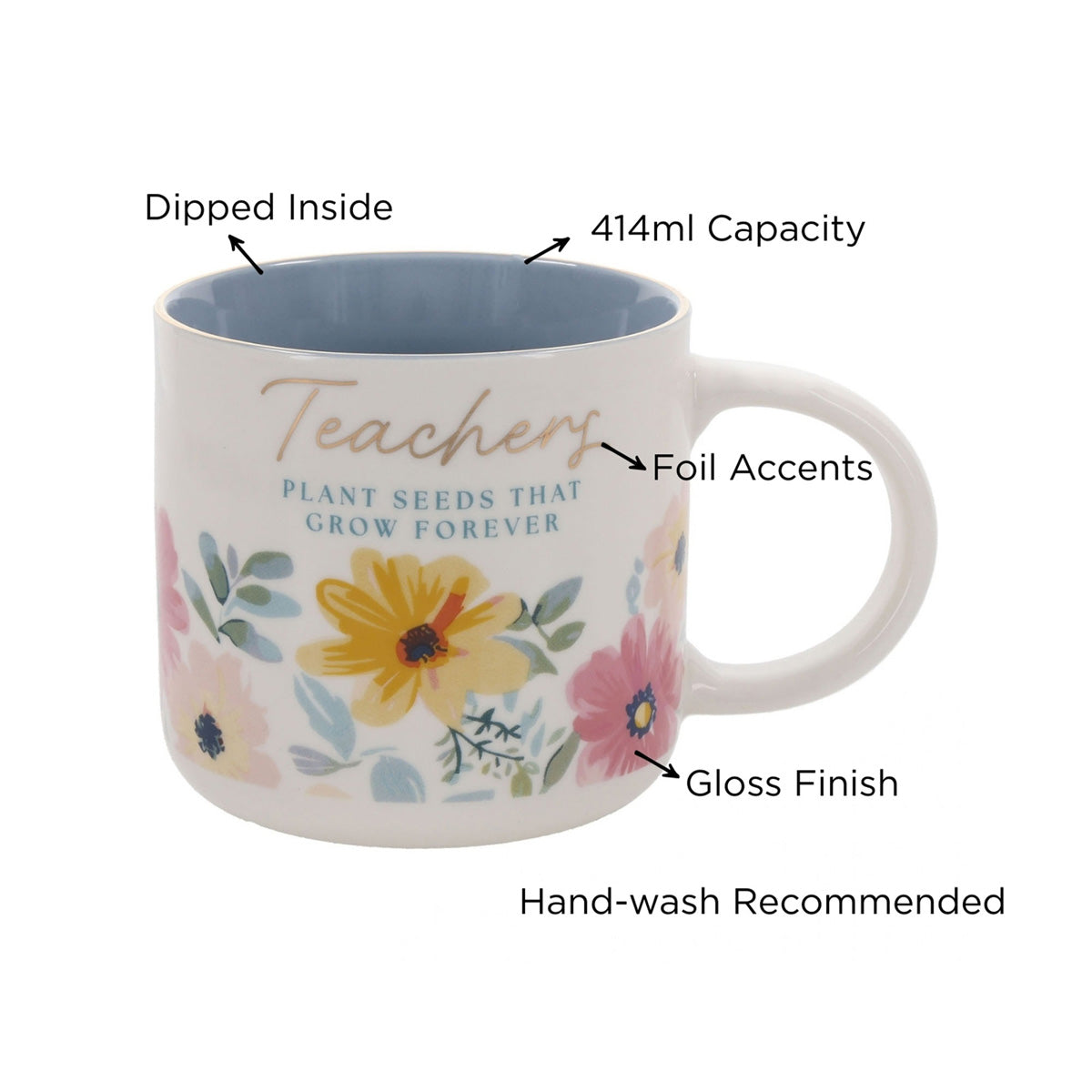 Teachers Plant Seeds That Grow Forever Ceramic Mug
