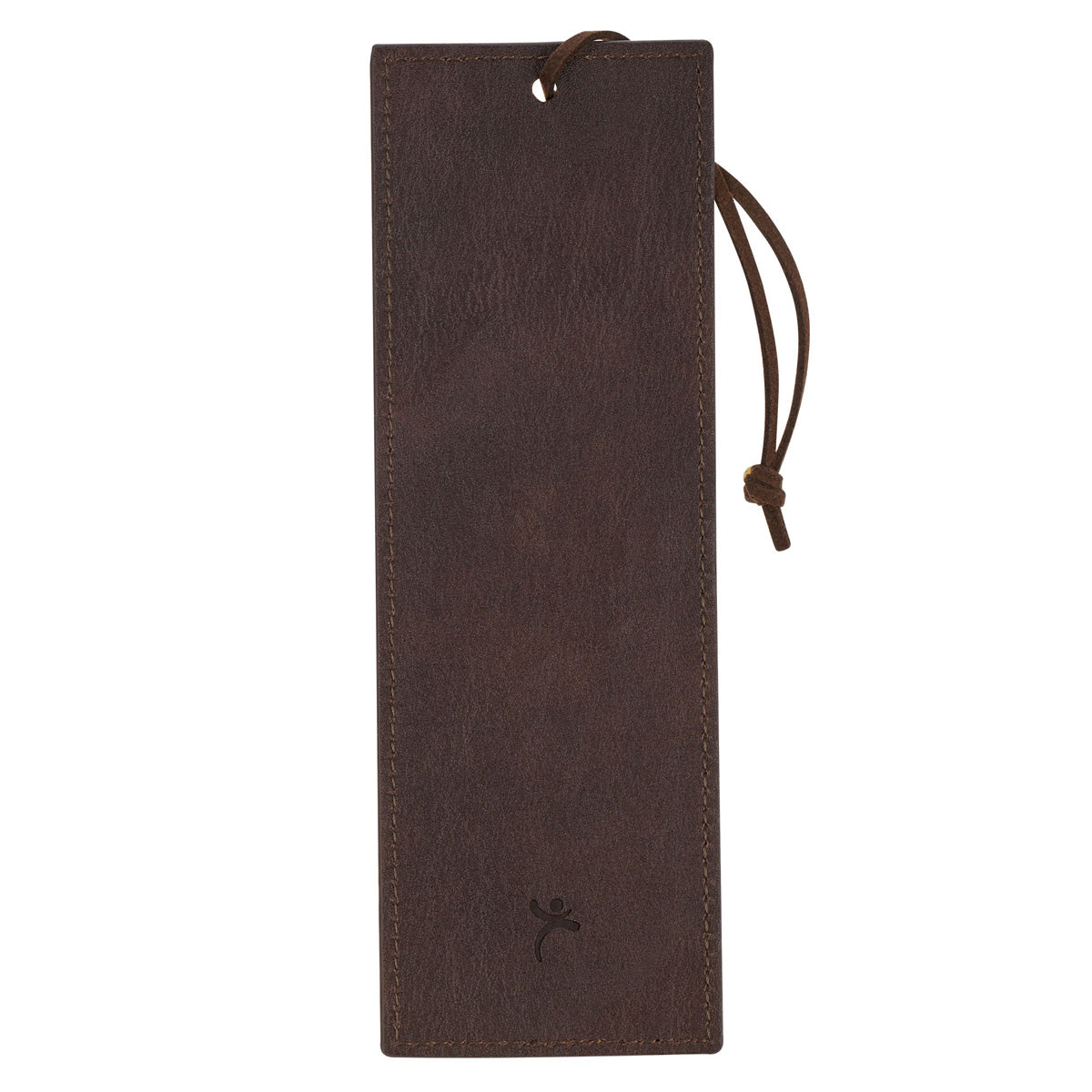 I Know the Plans Cocoa Brown Faux Leather Bookmark