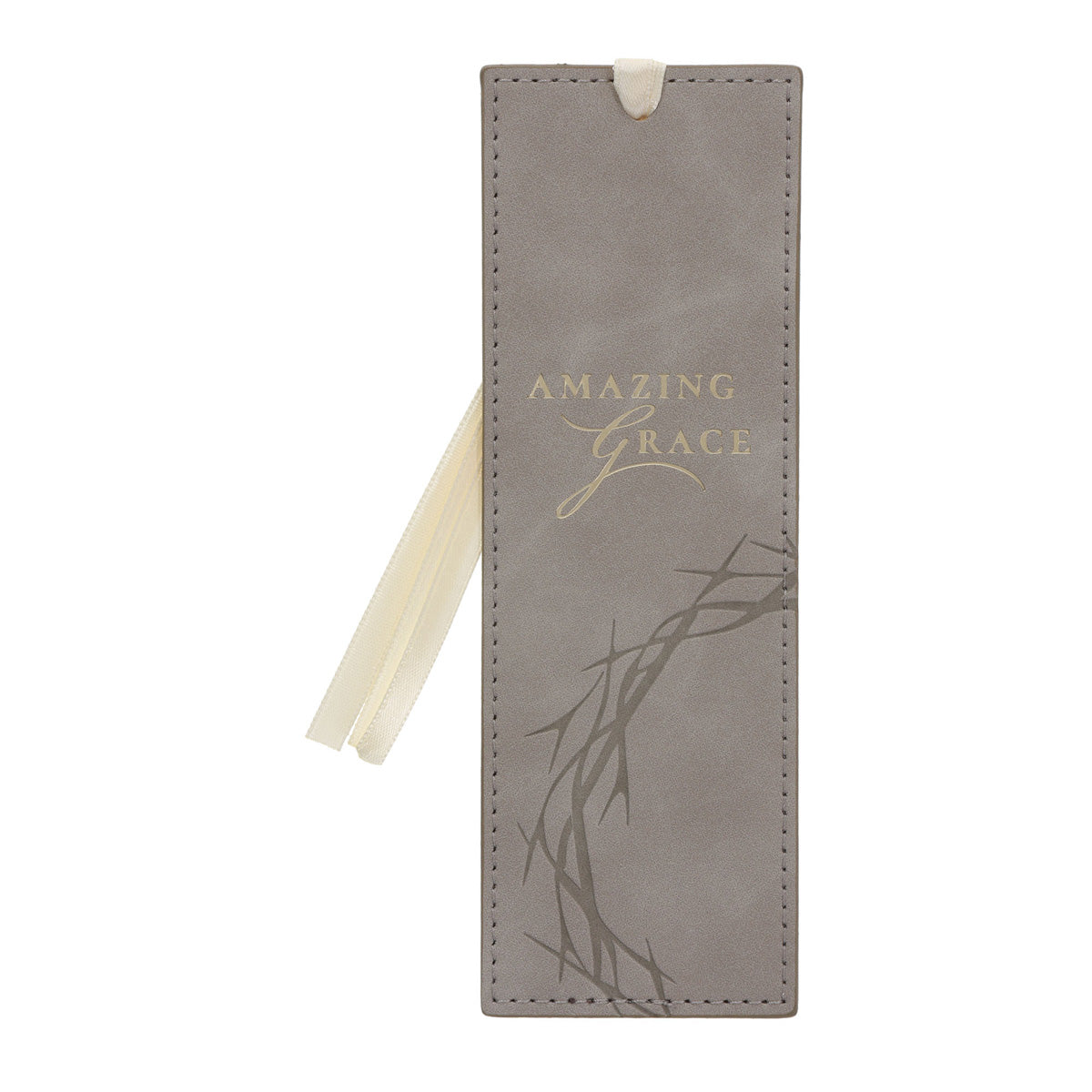 Amazing Grace Faux Leather Bookmark