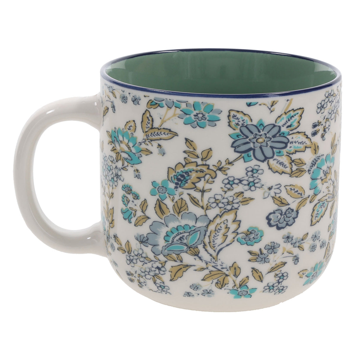 The Lord's Mercies Are New Every Morning Teal Ceramic Mug