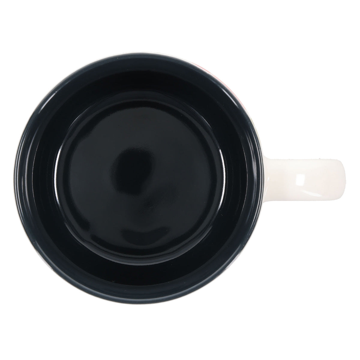 Be Still and Know That I Am God White Ceramic Mug with Navy Interior