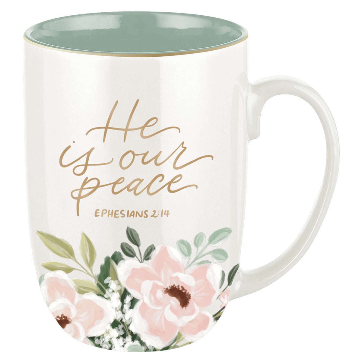 He Is Our Peace Ceramic Mug