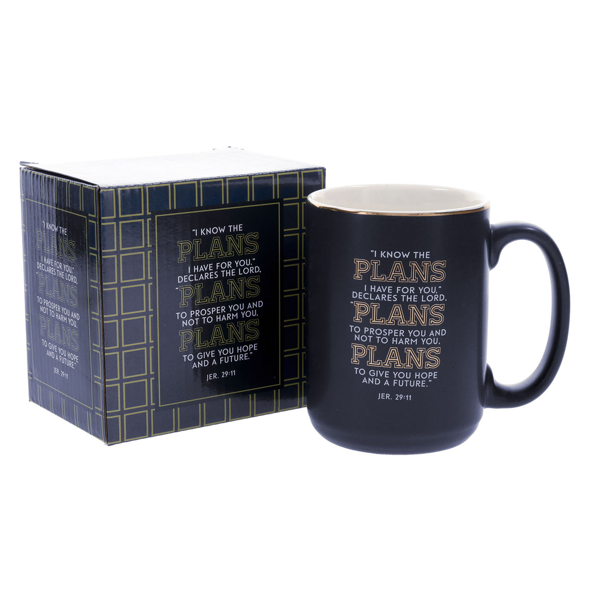I Know the Plans I Have for You Blue Ceramic Mug