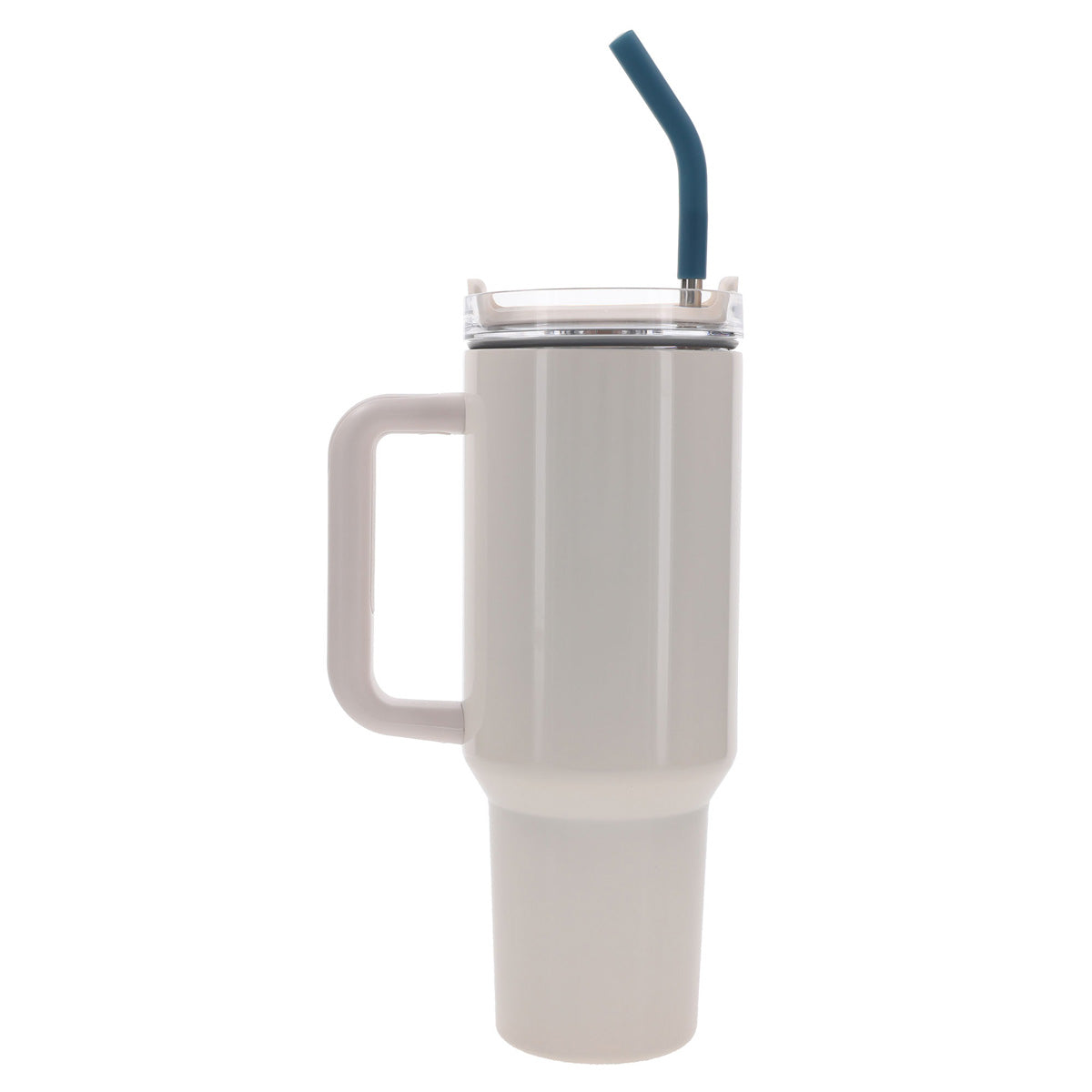 A Sweet Friendship Refreshes the Soul Large Stainless Steel Mug with Handle and Straw