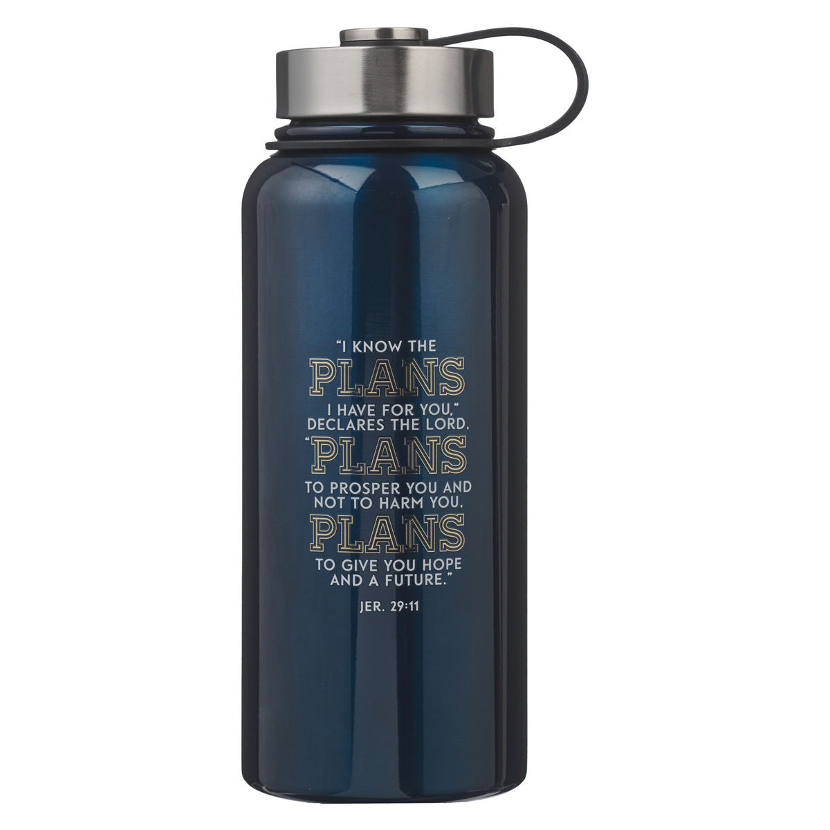 I Know the Plans I Have for You Stainless Steel Water Bottle