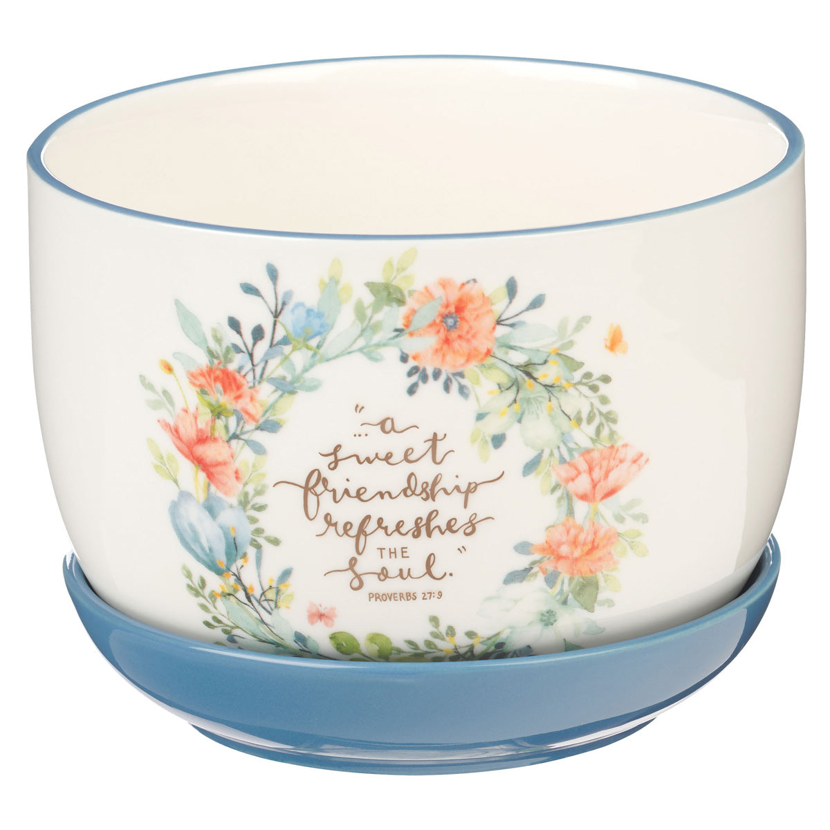 A Sweet Friendship Refreshes the Soul Ceramic Planter