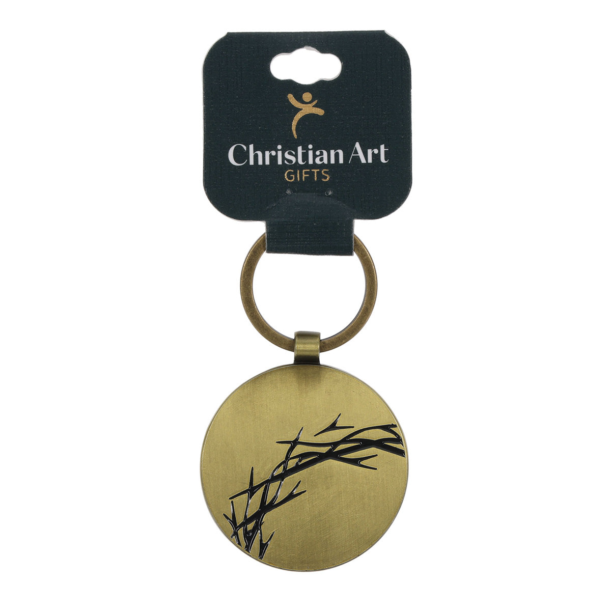 Amazing Grace Crown of Thorns Metal Key Ring