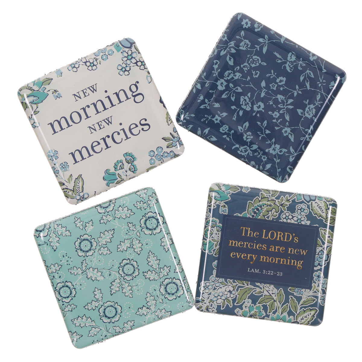 The Lord's Mercies Are New Every Morning Four-Piece Magnetic Set