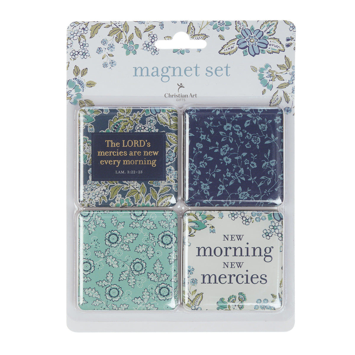 The Lord's Mercies Are New Every Morning Four-Piece Magnetic Set