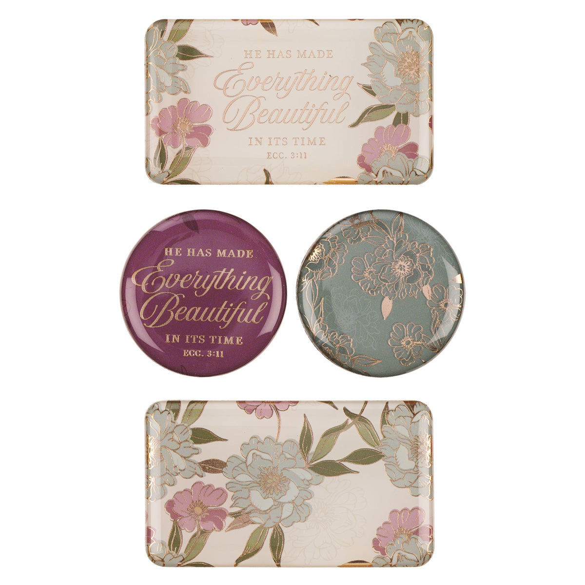 He Has Made Everything Beautiful in Its Time Four-Piece Magnetic Set