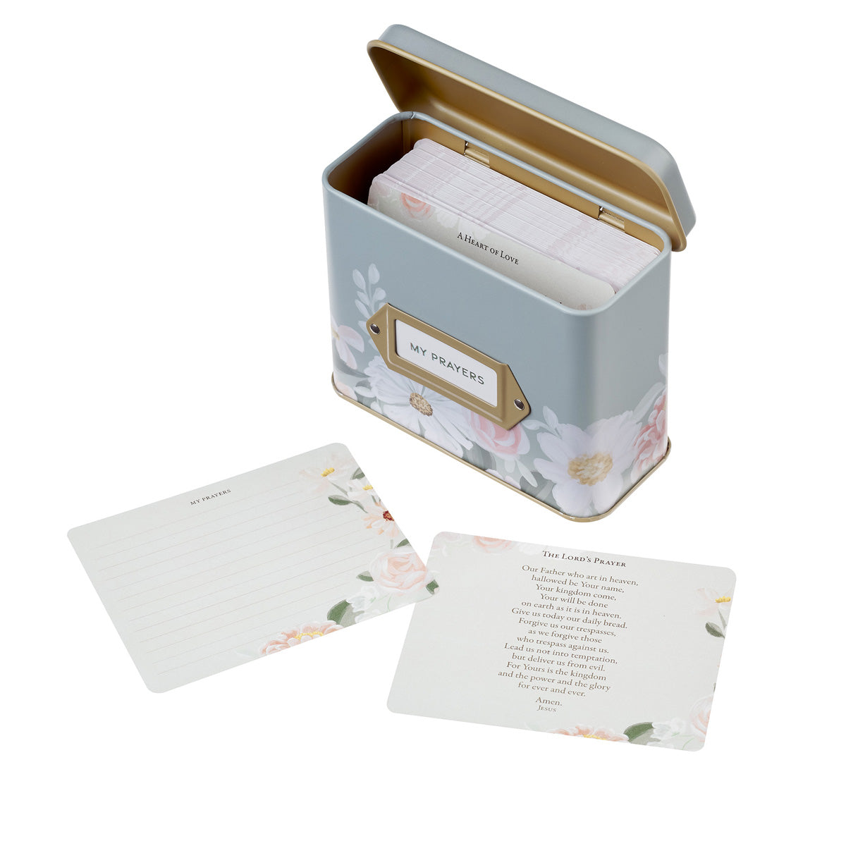 He Restores My Soul - My Prayer Cards in Tin