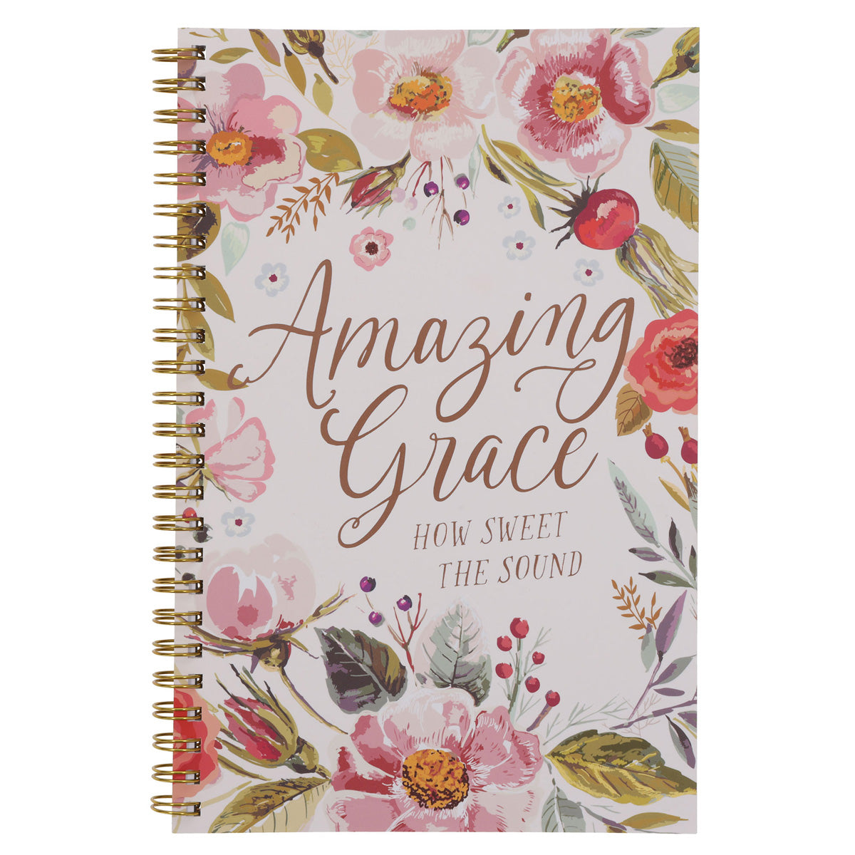 Amazing Grace How Sweet the Sound Wirebound Notebook