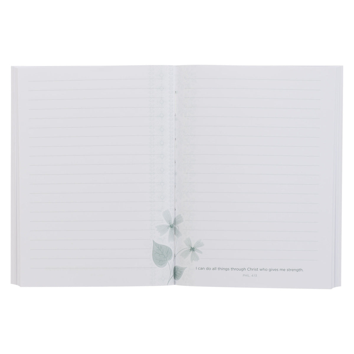 I Can Do All Things Through Christ Who Gives Me Strength Notebook