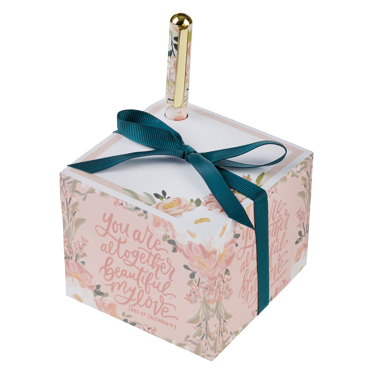 You Are Altogether Beautiful My Love Memo Note Block with Pen