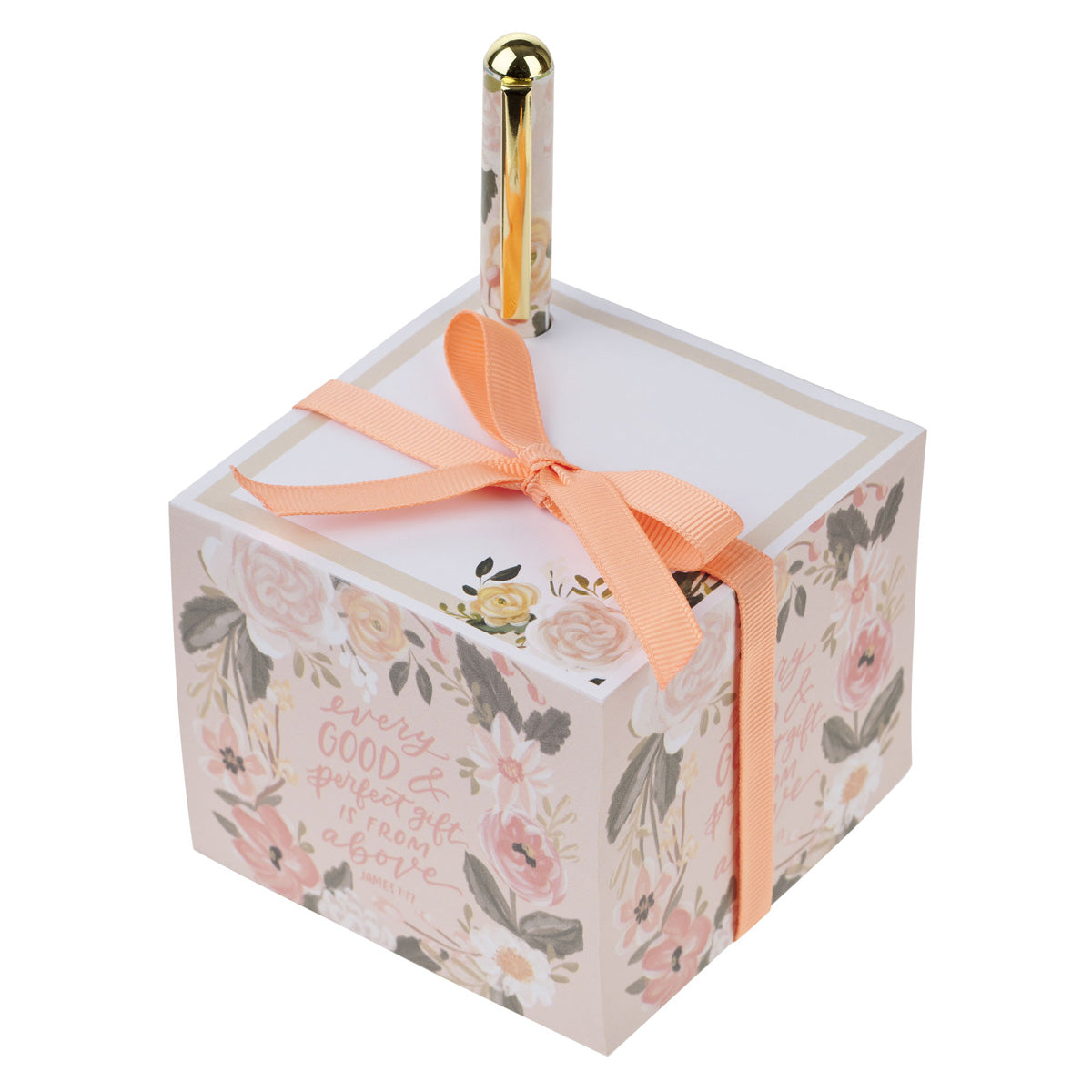 Every Good and Perfect Gift Is from Above Memo Note Block with Pen