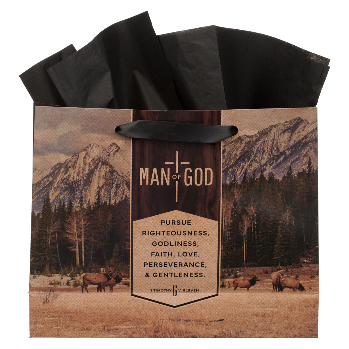 Man of God Landscape Gift Bag with Gift Tag