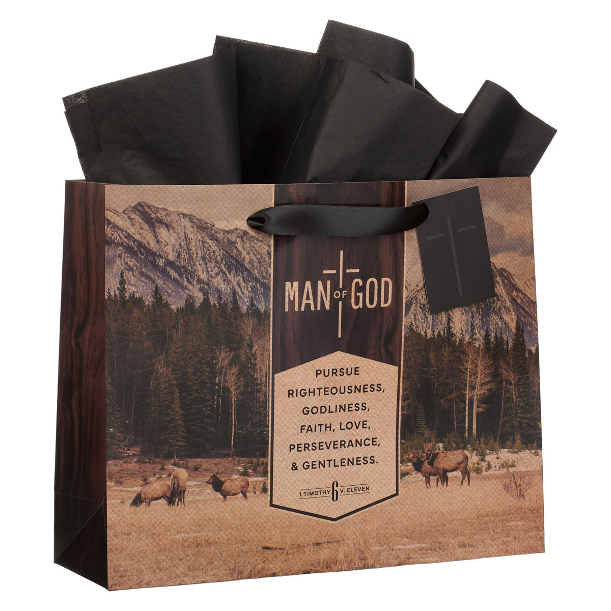 Man of God Landscape Gift Bag with Gift Tag