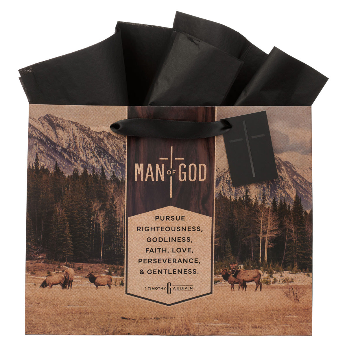 Man of God Landscape Gift Bag with Gift Tag