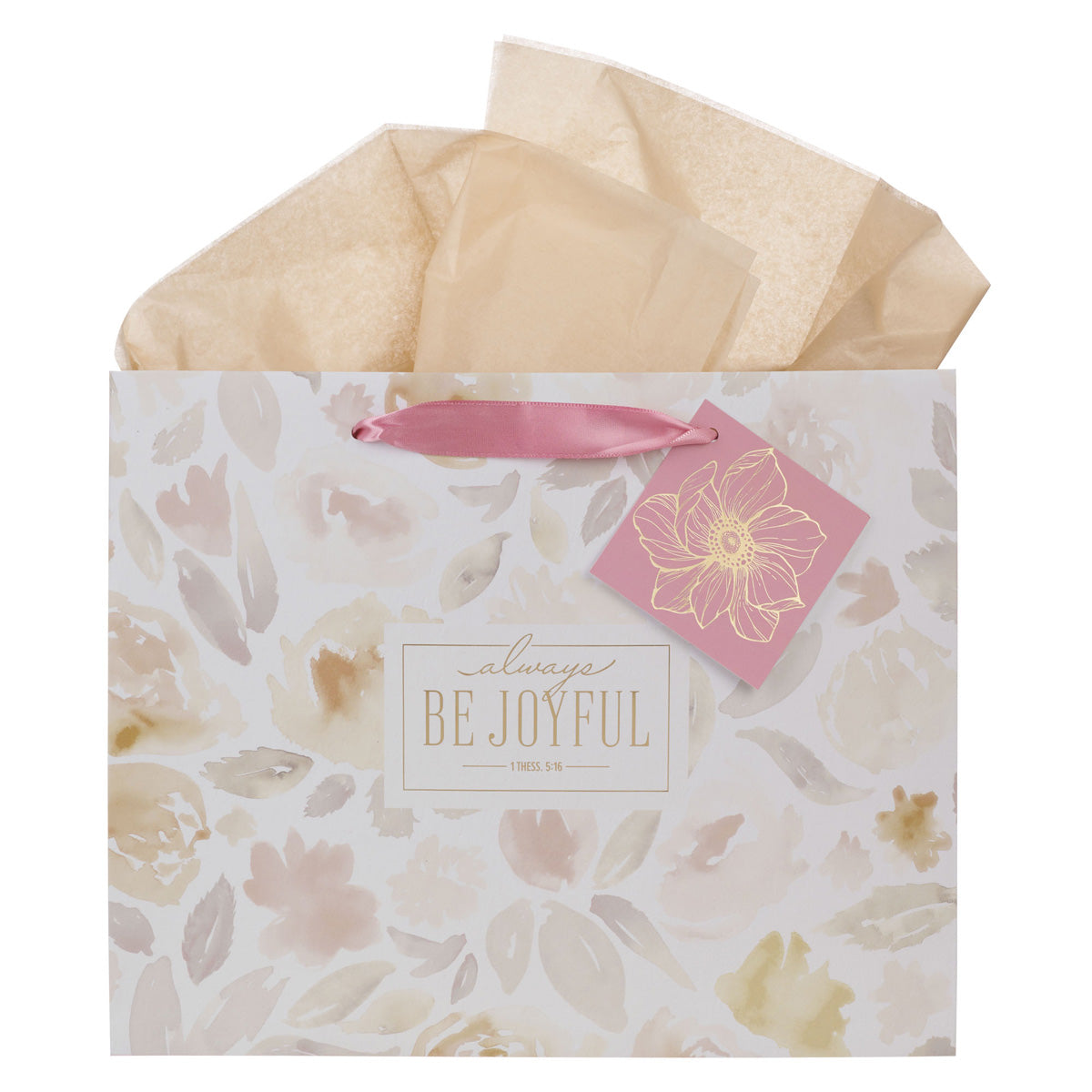 Always Be Joyful Landscape Gift Bag with Gift Tag