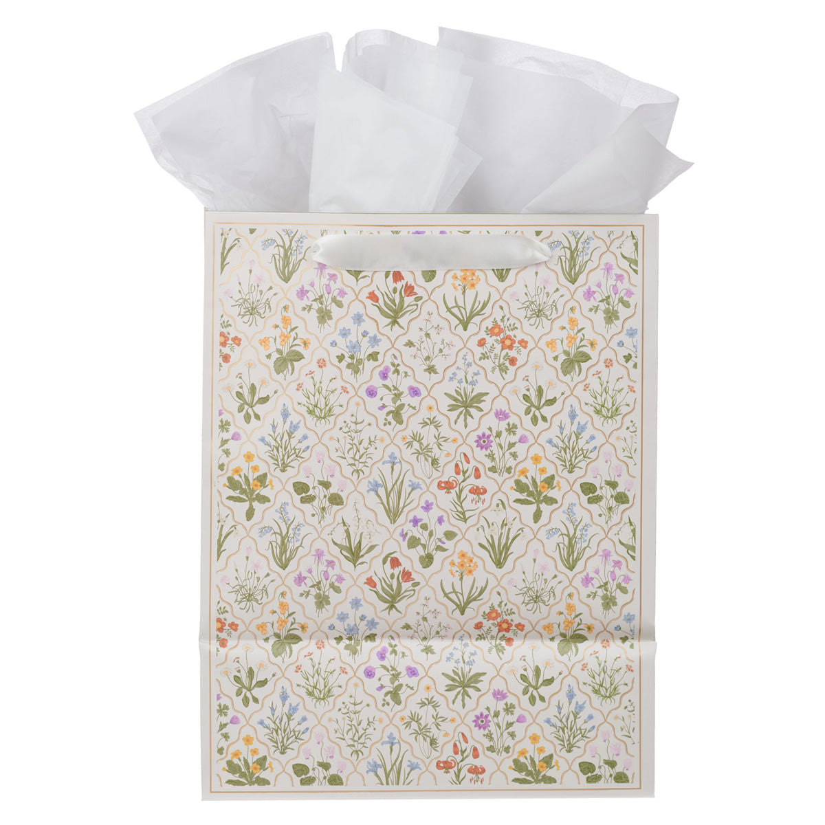A Mother's Love Is Always in Bloom Portrait Gift Bag with Gift Tag