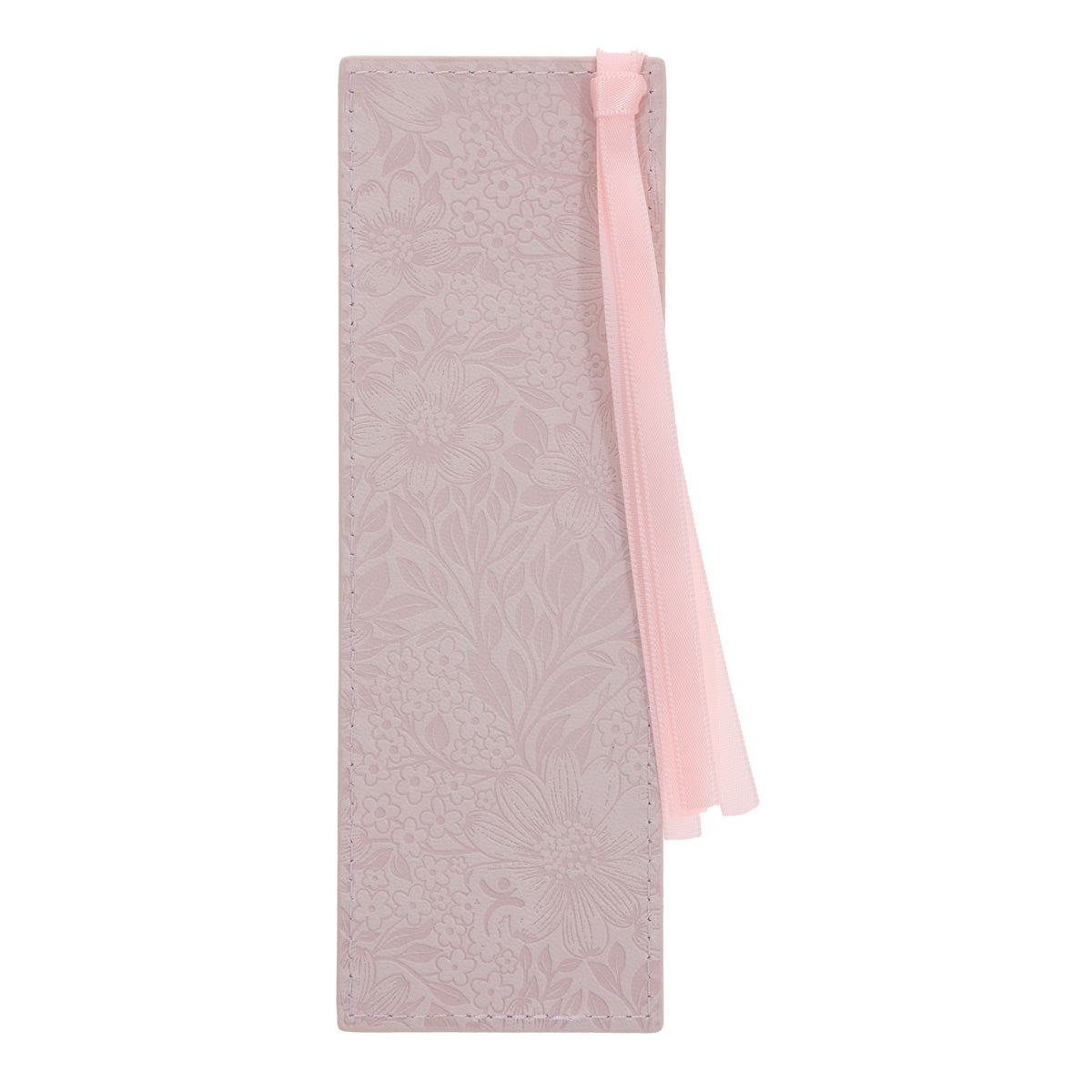 May the Lord Bless You and Keep You Pink Faux Leather Bookmark