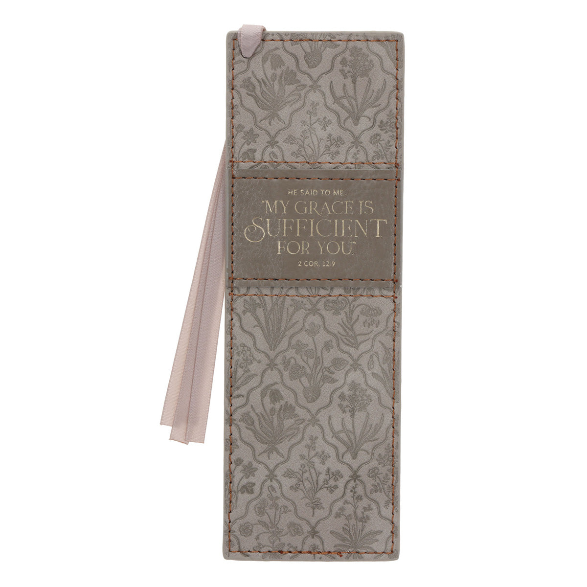 He Said to Me, My Grace Is Sufficient for You Faux Leather Bookmark