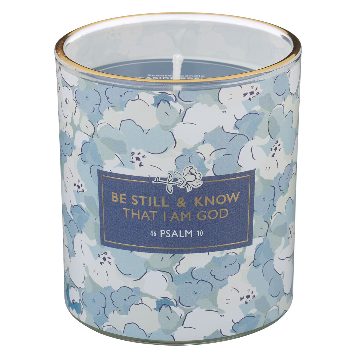 Be Still and Know That I Am God Nordic Seaside Scented Candle with Dust Cover