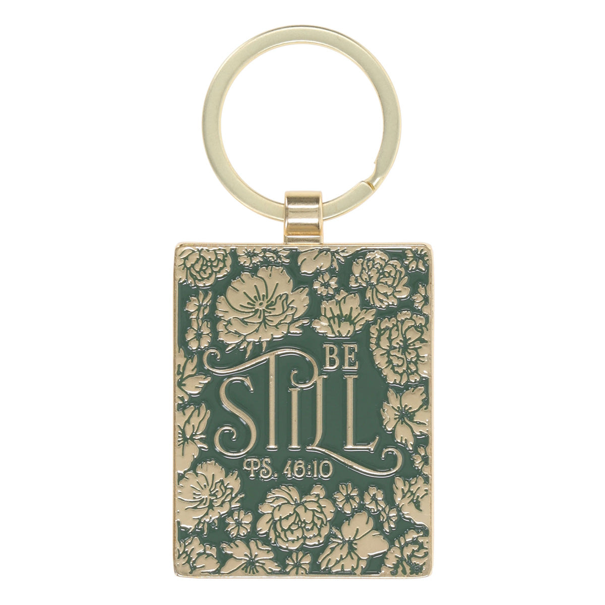 Be Still Metal Keychain