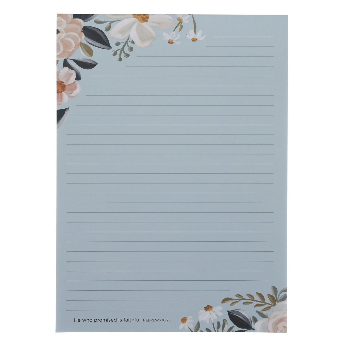 He Who Promised Is Faithful Clipboard with Notepad