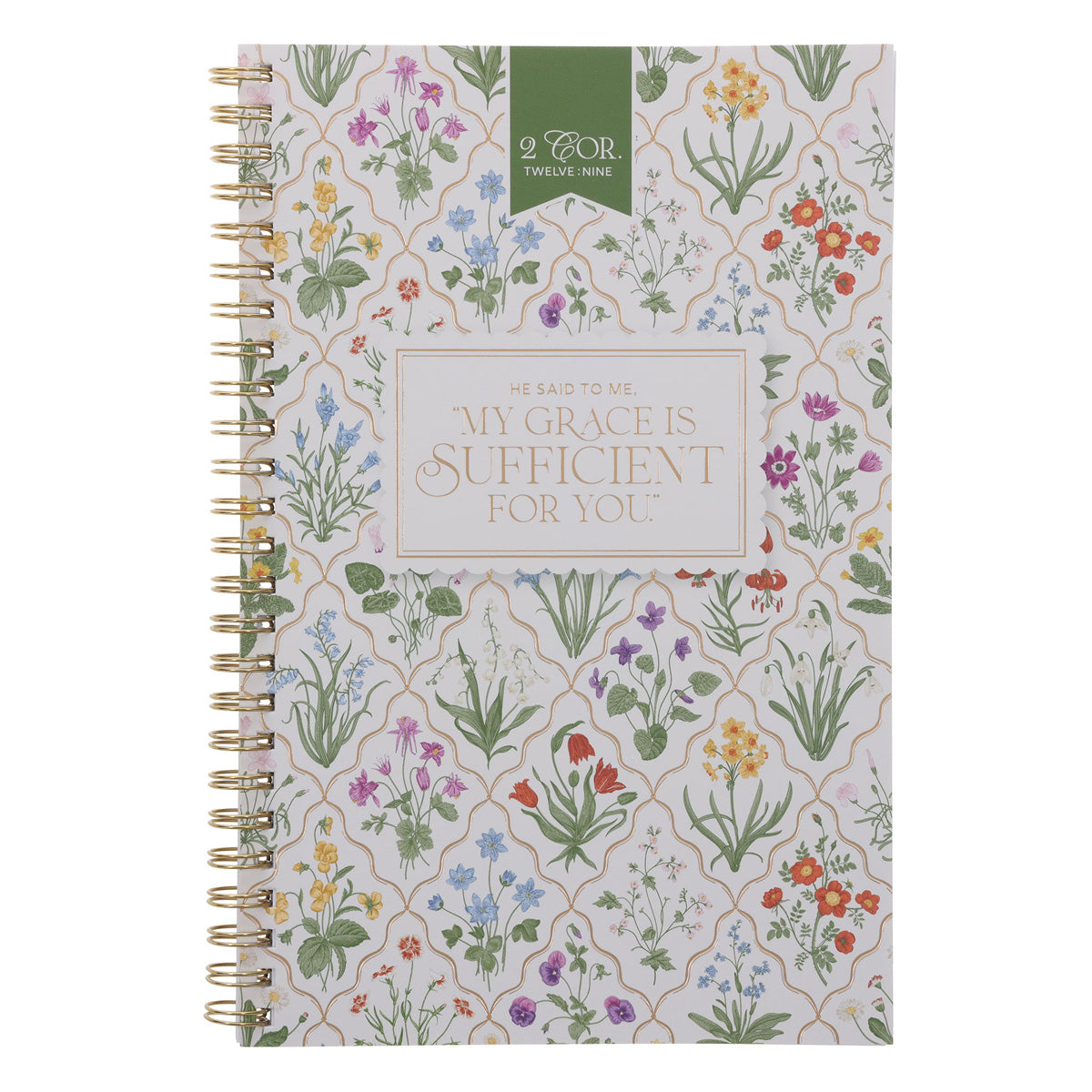My Grace Is Sufficient for You Wirebound Notebook with PVC Cover