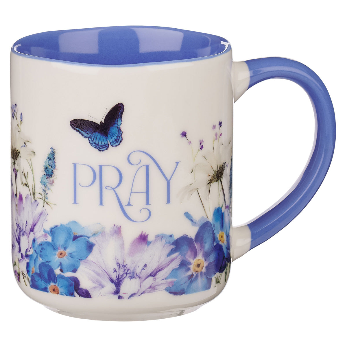 Love, Hope, Pray, Be Still Four-Piece Ceramic Mug Set