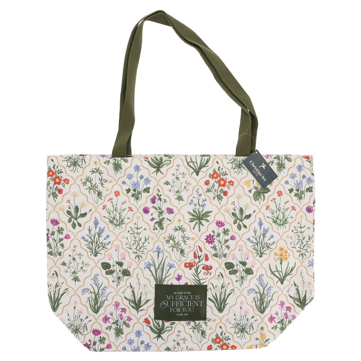 My Grace Is Sufficient for You Canvas Tote Bag
