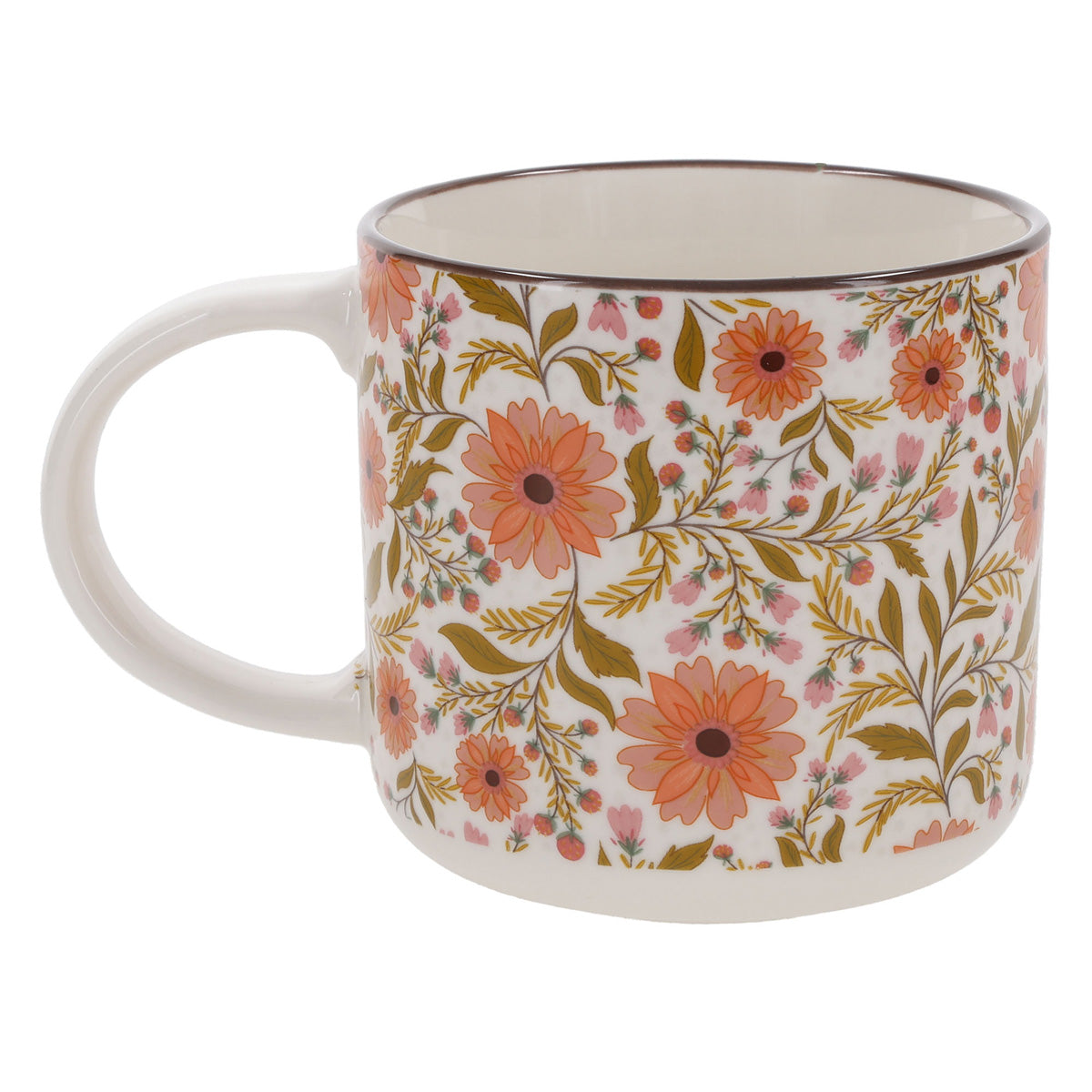 Those Who Trust in the Lord Floral Ceramic Mug