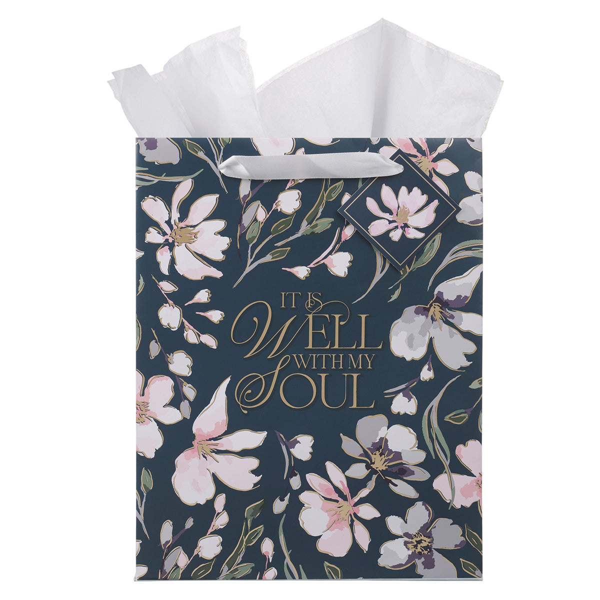 It Is Well with My Soul Portrait Gift Bag with Gift Tag