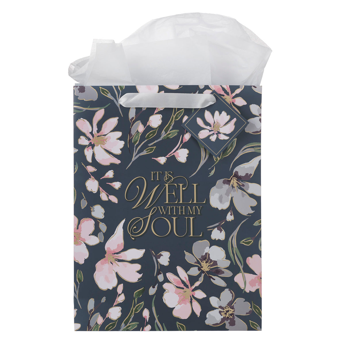 It Is Well with My Soul Portrait Gift Bag with Gift Tag